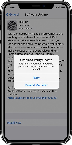 iOS  12.0.1 OTA  升级失败的 4 大原因 