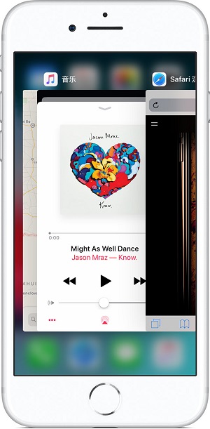 iPhone  XS/XS  Max  如何切换 app？应用没有反应或意外退出怎么办？
