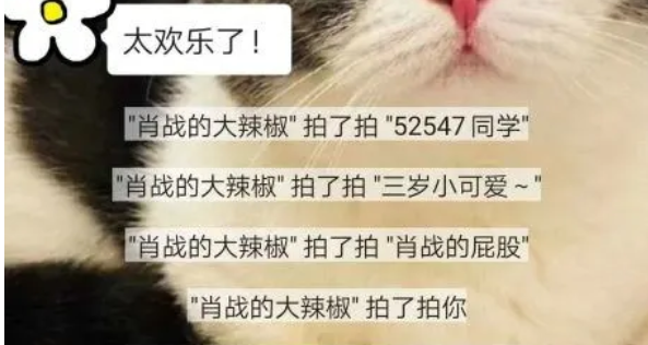 微信拍一拍后缀创意搞笑文字