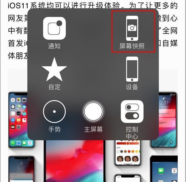 iPhone  XS  Max快速截图的三种方式