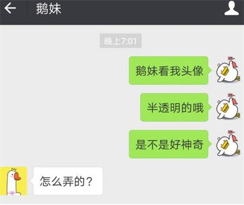 微信半透明头像怎么弄的 微信半透明头像设置方法