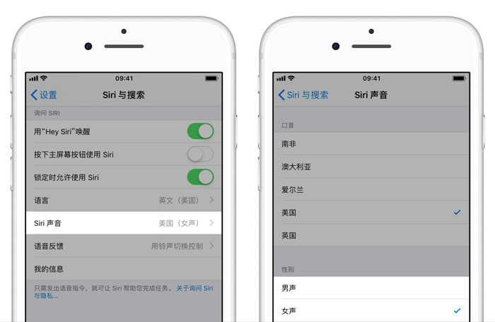 iPhone  XS  Max  如何设置 Siri  声音性别？如何控制 Siri  静音开关？