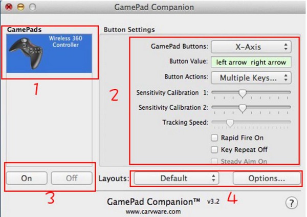 Gamepad Companion for mac配置教程