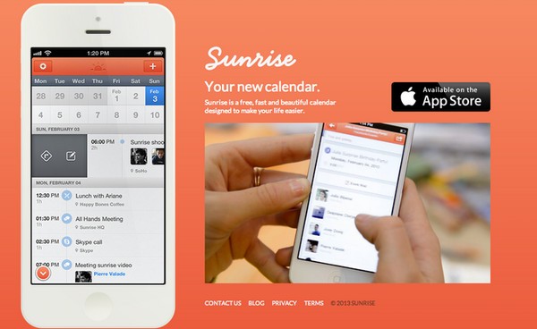 iphone上最好用的日历Sunrise评测