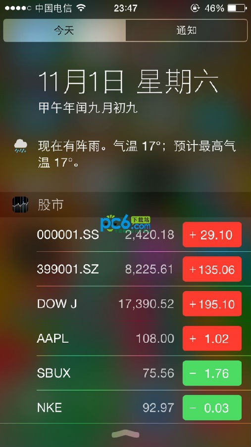 iOS8股市怎么关闭 iOS8通知中心股市关闭教程