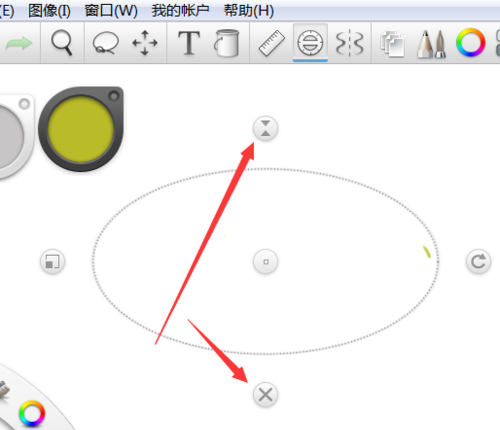 Autodesk  Sketchbook怎么画椭圆？