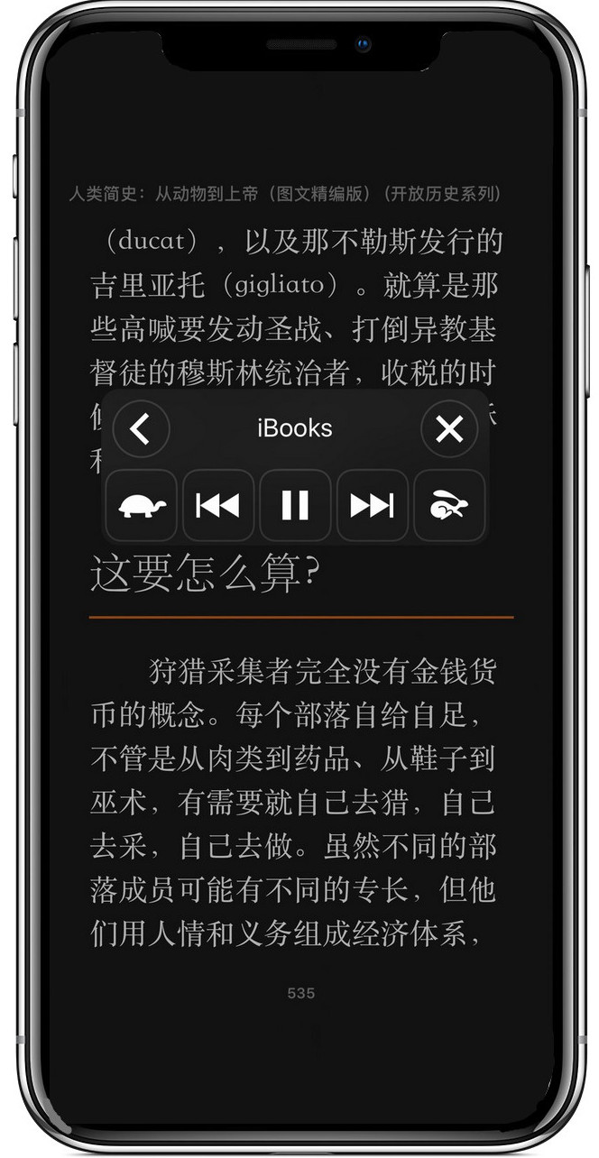 教你用 iPhone  自带的 iBook  听书