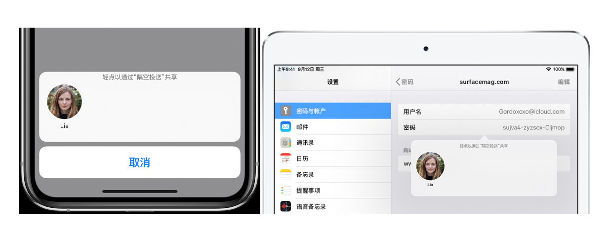 如何在 iPhone、iPad  上共享网站或应用密码？