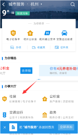 怎么通过支付宝查询社保卡内的余额