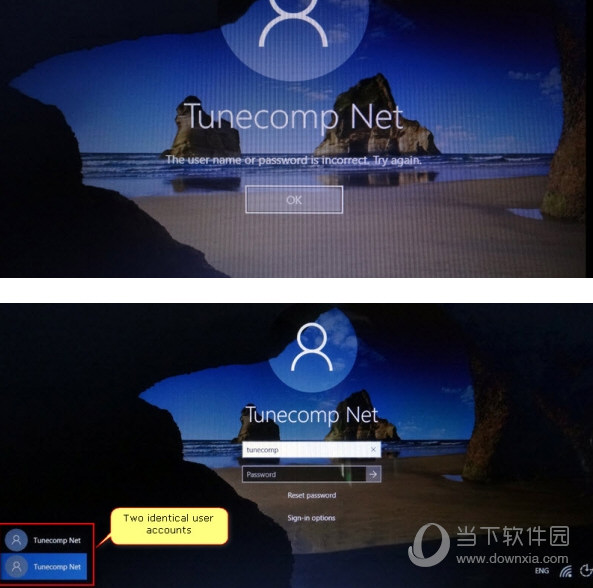 Win10开机提示用户名和密码不正确解决办法