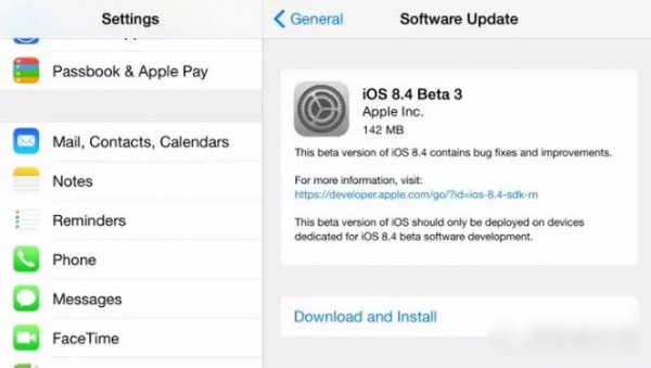 iOS 8.4 Beta 3有什么新功能 iOS 8.4 Beta 3发布