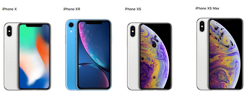 iPhone  X/XR/XS/XS  MAX  四款刘海屏手机哪个更值得买？