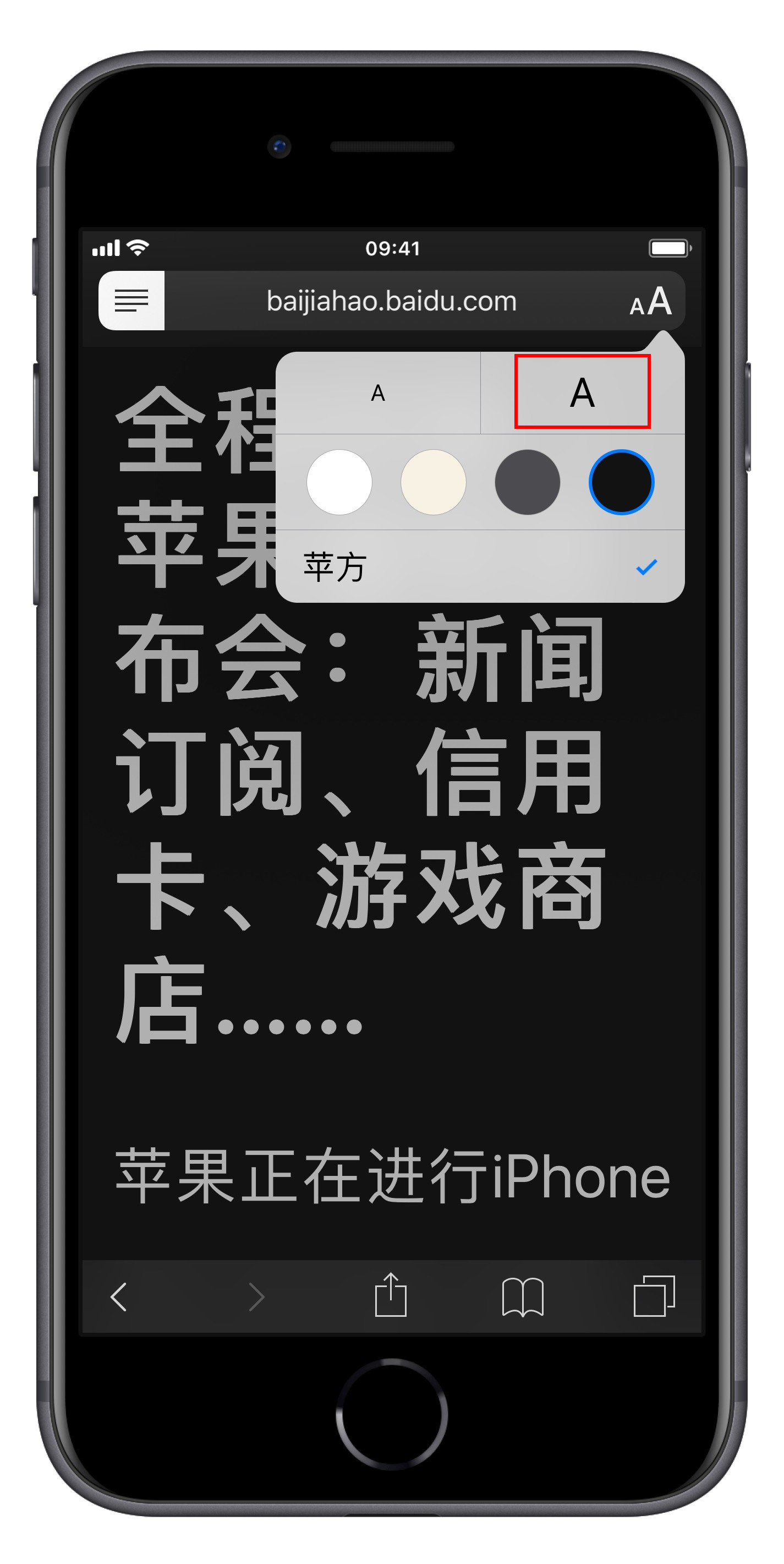 教你在 iPhone  上设置更大的字体