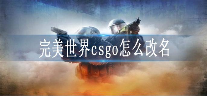 完美世界csgo怎么改名