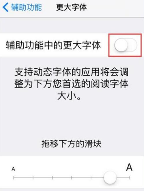 iPhone  放大文字的两个小技巧