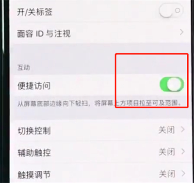 iPhone  XR手机如何开启半屏模式？