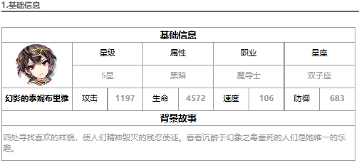 第七史诗暗法基础属性及背景故事