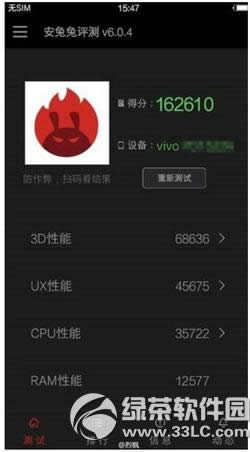 vivo xplay5跑分多少 步步高vivo xplay5安兔兔跑分评测