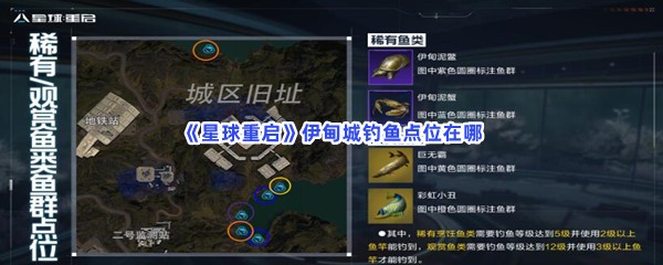 星球重启伊甸城钓鱼点位在哪？伊甸城钓鱼点位介绍