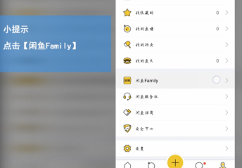 闲鱼中如何使用Family？闲鱼中使用Family的方法截图