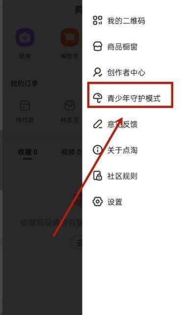 点淘怎么设置未成年模式？点淘设置未成年模式教程截图