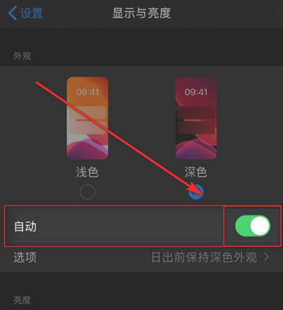 iPhone13怎么关闭自动亮度？iPhone13关闭自动亮度教程截图