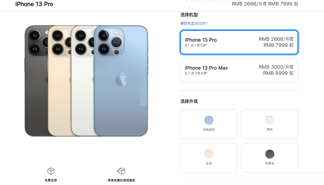 iphone13系列参数是什么？iphone13系列参数对比介绍截图