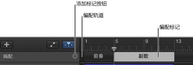 Garageband怎么添加编配标记 编配标记添加教程