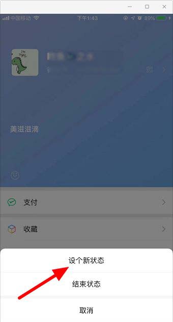 微信怎么更改状态？微信在线状态的修改方法截图