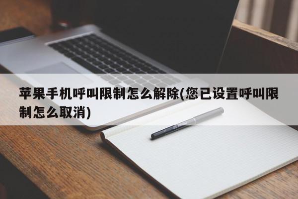 苹果手机呼叫限制怎么解除(您已设置呼叫限制怎么取消)