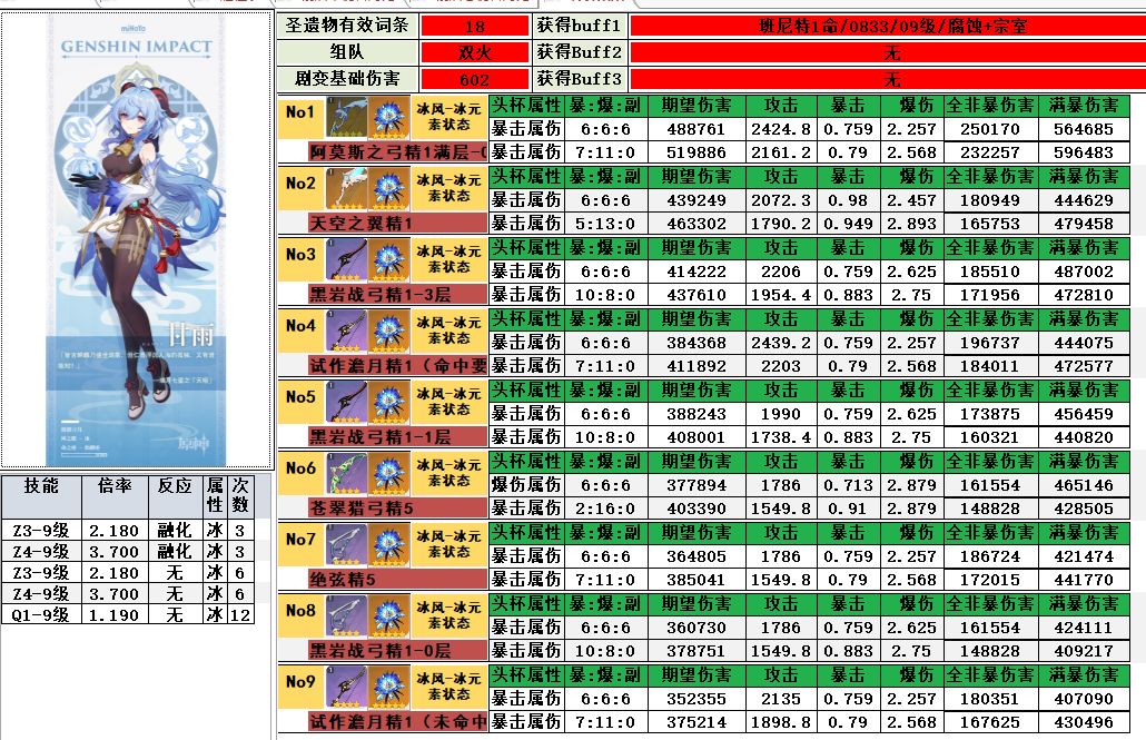 原神甘雨武器推荐：甘雨武器选择攻略