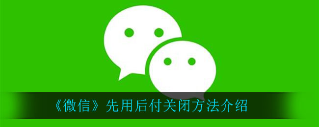 微信先用后付怎么关闭