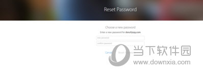 Reset  Password页面