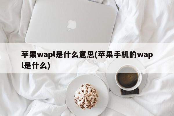 苹果wapl是什么意思(苹果手机的wapl是什么)