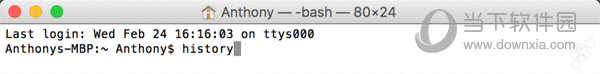 如何在终端中查看指令历史