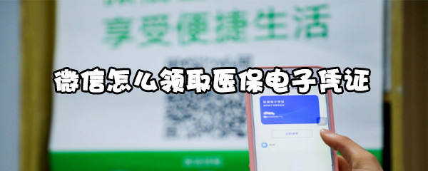 微信怎么使用医保电子凭证？微信领取医保电子凭证方法介绍