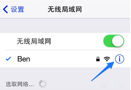 iPhone无线局域网DNS配置