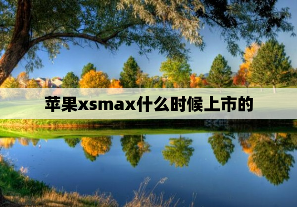 苹果xsmax什么时候上市的