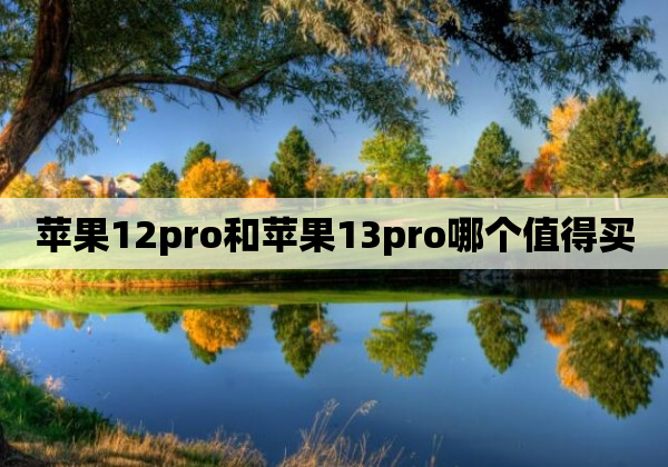 苹果12pro和苹果13pro哪个值得买