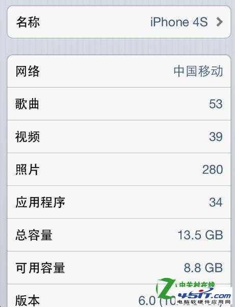 iphone4s如何升级ios6