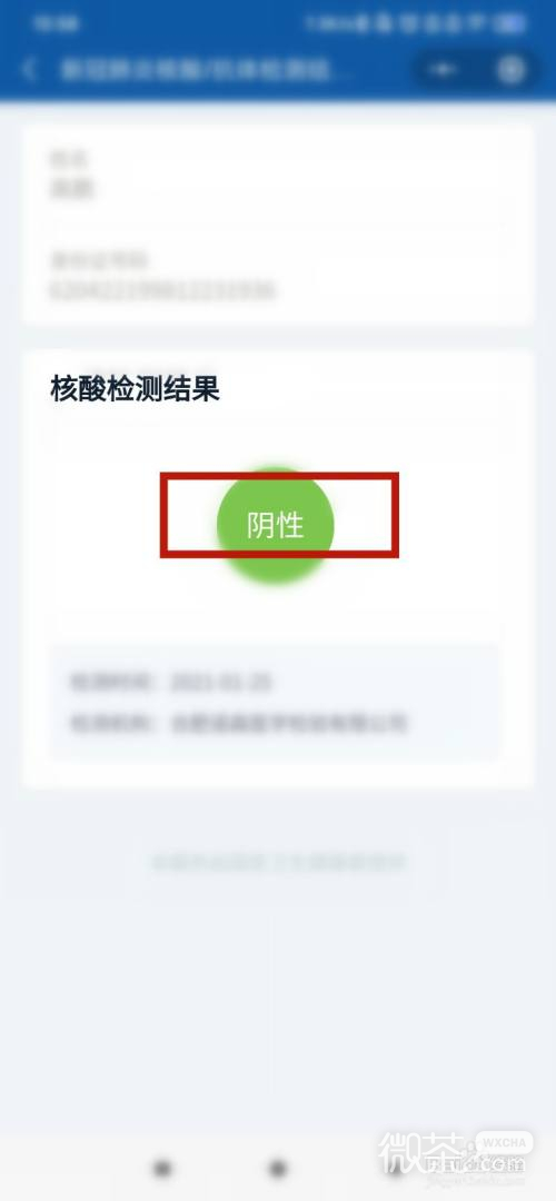 微信如何查询核酸检测结果