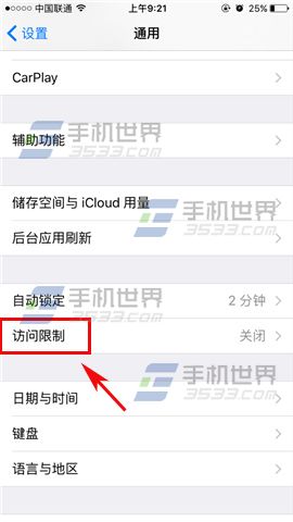 苹果iPhoneSE应用访问限制怎么设置