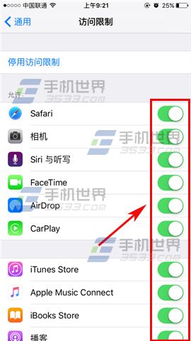 苹果iPhoneSE应用访问限制怎么设置