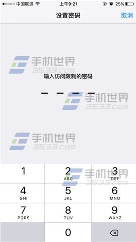 苹果iPhoneSE应用访问限制怎么设置