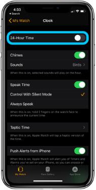 Apple  Watch  APP启用24小时制的详细步骤截图