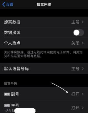 iPhone  11设置双卡双待功能的详细讲解截图