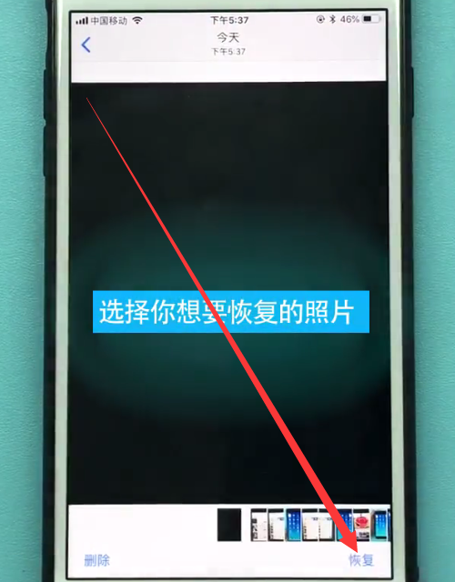 苹果手机中找回删除的照片的详细步骤截图
