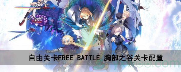 fgo深海电脑乐土FREE  BATTLE胸部之谷关卡配置