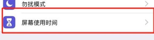 iPhone11pro  max关闭屏幕使用时间的方法步骤截图