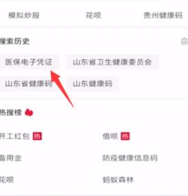 支付宝医保电子凭证激活的具体方法截图